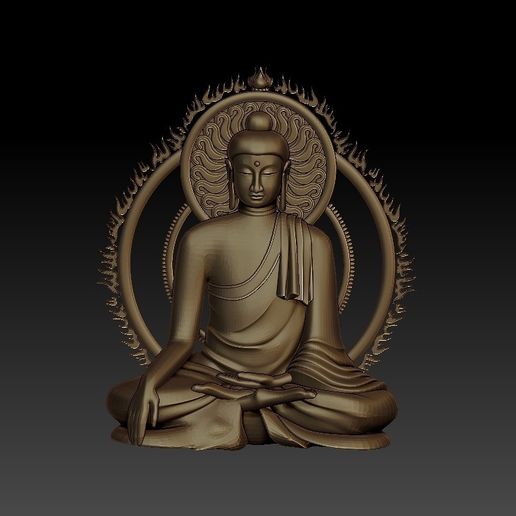 Thailand Buddha - 3D model önizlemesi