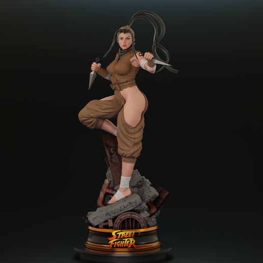 🎨 Ibuki from Street Fighter・ 3D File for 3D printing, Papercraft
