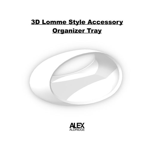 3D Lomme Style Accessory Organizer Tray 3D model