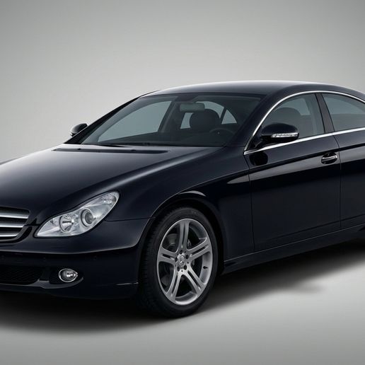 Mercedes Benz CLS 500 C219 C218 V8 Coupe 3D Model