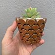 Emboss-planter-pot-mold-7.jpg Emboss planter pot Mold - Include Pot file for print - You can make pots of any size you want for your plants