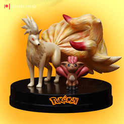 5555rtrt.png Archivo 3D Vulpix Ninetales - Pokemon 3D PRINTING MODEL STL・Plan de impresión en 3D para descargar
