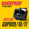 Custom_Bandoproof_Mounts-52.png BANDOPROOF // GOPRO 9/10/11 horizontal // APEX EVO