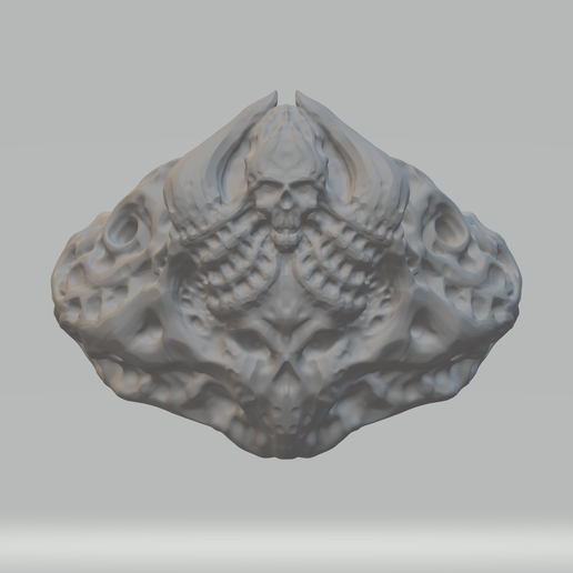 Sheep Head Skull Ring 3D Model 3D print model 3D model