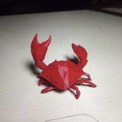2a21b1f42c5b603e5bb9d06a7b2b55ad_display_large.jpg Free STL file LOW POLY CRAB・3D printable object to download