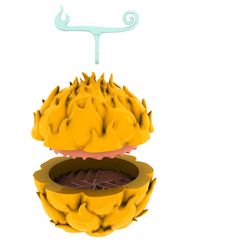 1.jpg STL file GRINDER GRINDER - MERA MERA NO MI - LUFFY - ONE PIECE・3D print model to download