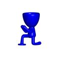 Vaso_08_Azul_1.jpg JARRÓN MACETA ROBERT 08 - VASE FLOWERPOT ROBERT 08