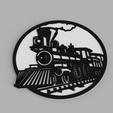 1.png Steam Locomotive Train Train Wall Picture