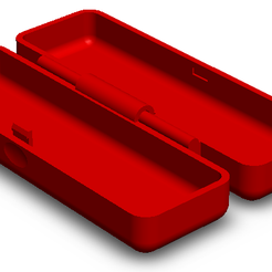 Little box.PNG Free STL file Little box with hinge (Fully asembled)・Object to download and to 3D print