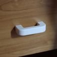 White3DprintedHandle.jpg 98mm-64mm Cabinet Handle