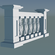 Seahorse-Balustrade-3D-Printable-STL_-Elevate-Your-Décor-with-Oceanic-Elegance.png Balustrade with horse