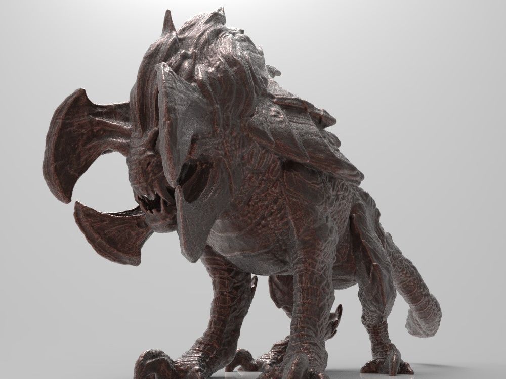 3.jpg Free STL file Smokescale | Guild Wars 2・3D print object to download, alexndefo