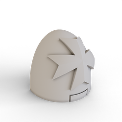 Mk6-Shoulder-Pad-Black-Templars.png STL-Datei Schulterpolster für MKVI/Mk6 Power Armour (Schwarze Templer)・3D-druckbares Modell zum Herunterladen
