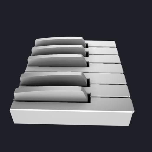 🧑‍🔧 piano keys 3D MODEL・ 3D File for 3D printing・Cults