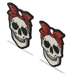 Snímek-obrazovky-2023-09-25-202624.png Archivo STL Llavero calavera・Design para impresora 3D para descargar