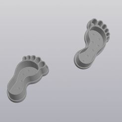 1.jpg Fichier 3D Empreintes de pieds des planteurs・Modèle pour impression 3D à télécharger