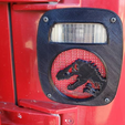 jptj1.png Jurassic Park Tail light covers Jeep TJ