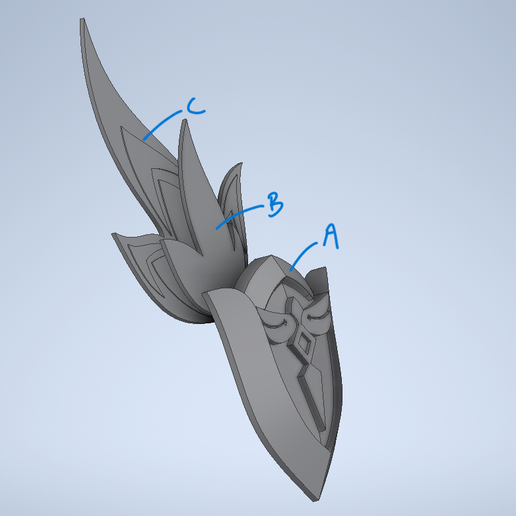 STL file Genshin Impact - Mika Badge・3D printer design to download・Cults