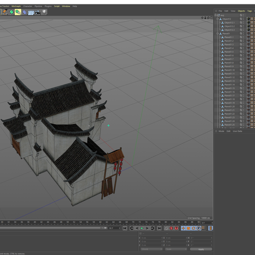 2022-10-31_14-26-33.png Chinese House 3D model Low-poly 3D model