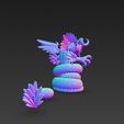 Naga-Sentinel-13.jpg Naga Sentinel - Criatura fantástica mitad serpiente mitad dragón Modelo de impresión 3D