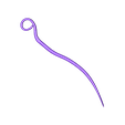 octopuspin.stl Hair stick for Octopus Bun Cover