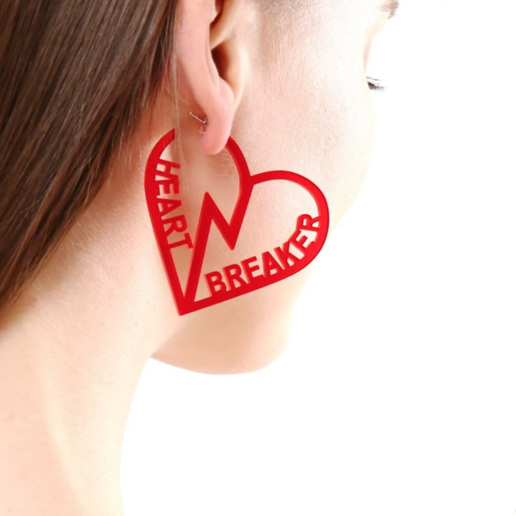 HEART BREAKER EARRINGS 3D model