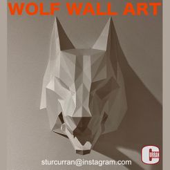 wolfartsquare.jpg Wolf wall art