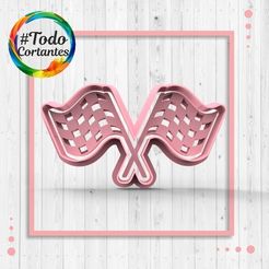 2485-Banderas.139.jpg Archivo STL Cortante banderas・Diseño de impresora 3D para descargar