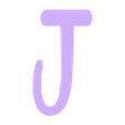 Maj-J.stl Alice font alphabet