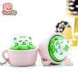 Yum3D-Matcha Cat Fidget Clicker Keychain_10.png Yum3D Matcha Cat Fidget Clicker Keychain - Cute Backpack Keychain