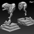 16.jpg Predator Dog  Model Printing Miniature Assembly File STL OBJ for 3D Printing FDM-FFF DLP-SLA-SLS inspired by the film, THE PREDATOR, from 2018