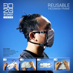 ZIP GUYS FIGURE_mask-01.jpg Fichier STL gratuit MASQUE FACIAL RÉUTILISABLE ZIPGUY・Objet pour impression 3D à télécharger