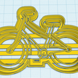bici.png Bike Bicycle Cookie Cutter