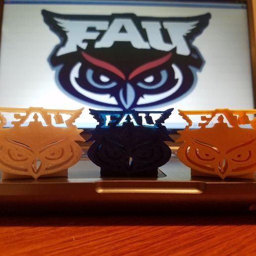FAU Logo 3D model