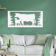 15-01.jpg Cow Metal Wall Art Laser Cut Files, DXF