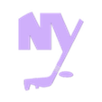 BLANCO ISLANDERS.stl NEW YORK ISLANDER NHL CHAIN