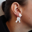 Snímek-obrazovky-2022-08-19-062754.png STL file Earring rabbit・Model to download and 3D print