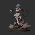 wip1.jpg Rem 3d Druck Statue Diorama - Re Zero Figur