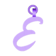 Letra E 2.obj E letter pendant