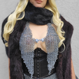 COSPLAY_5.png Elegant Chainmail Lingerie 3D Printing Model: A Unique Blend of Medieval and Modern