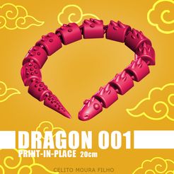 ALL_Snake_001_c.jpg STL-Datei Flexy - Kleiner Drache Print in Place・Design für den 3D-Druck zum Herunterladen