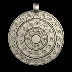 ANcient greek pendant .1.jpg Fichier STL gratuit Pendentif grec ancien・Design pour imprimante 3D à télécharger