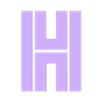 H.stl Letters and Numbers SEGA Letters and Numbers | Logo
