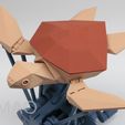 t05-1920x1280.jpg Fichier STL gratuit Tortue de mer volante・Objet pour imprimante 3D à télécharger