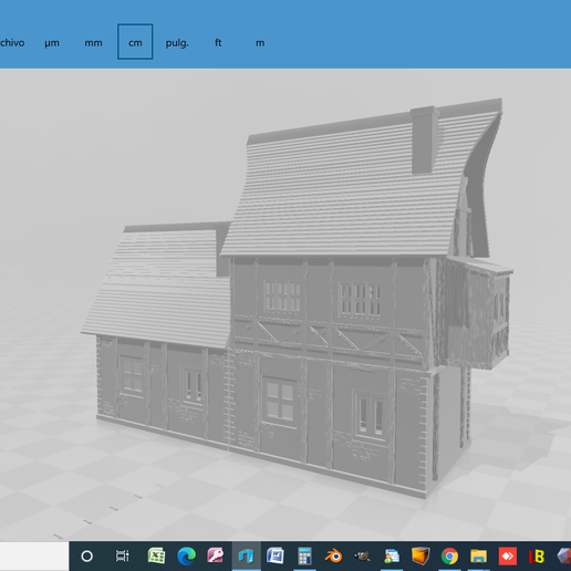 2021-01-29 (6).png Download STL file Medieval house H0 • 3D printable design, javherre