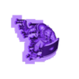 Supported_Baboon_Shield02.stl STL file gladiator monkey Full Sheild・3D printable model to download