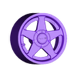 WHEEL AZEV TYPE A - 1A.stl 1/18 wheel azev type a - nissan nismo gtr / liberty walk / porsche /lexus ls400 / bmw / ford/ subaru sti wrx / mitsubishi evo / ae86 / mugen / type r / prodrive /mercedes / vauxhall / ats / azev type a