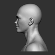 8.png 2 realistic head Men, detailed head model, hyper-realistic head, anatomical head , lips, mouth edges, lip contours, bjd doll