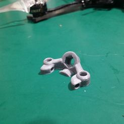 20181112_190711.jpg Free 3D file EMAX HAWK 5 - SMA and RX ANTENNA MOUNT REINFORCED・3D printer model to download