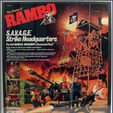 SavageStrikeHQ-Front.jpg Commemoration Model: Rambo Savage Strike Headquarters Coleco Jocsa 1985